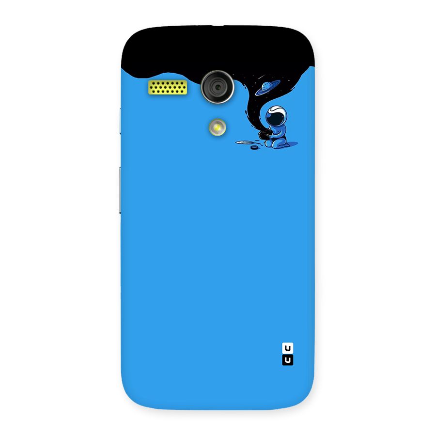 Astronaut Creativity Paint Sky Back Case for Moto G