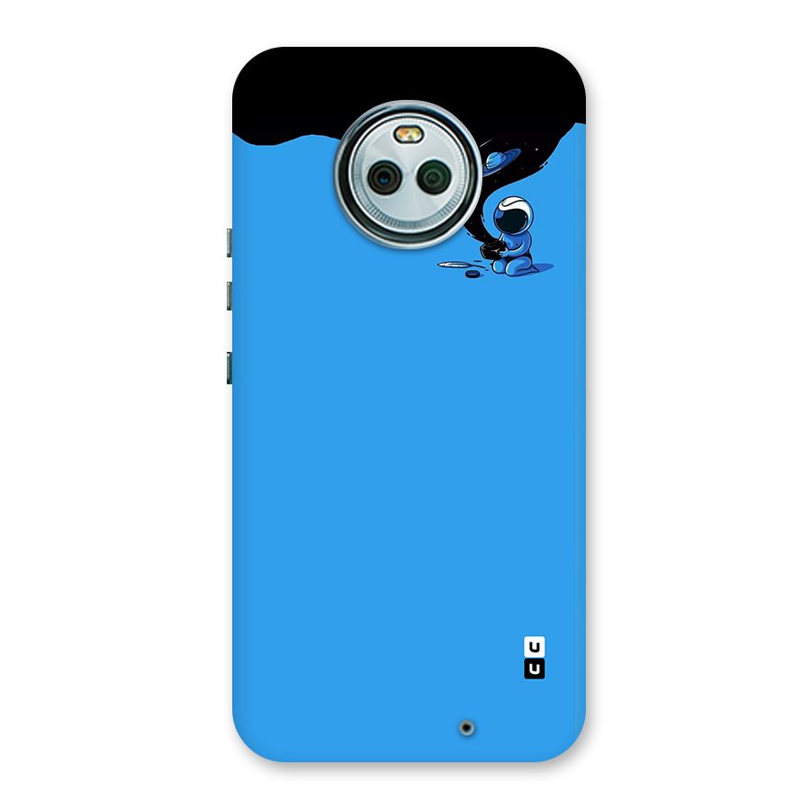 Astronaut Creativity Paint Sky Back Case for Moto X4
