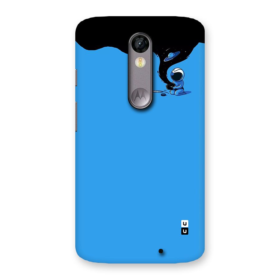 Astronaut Creativity Paint Sky Back Case for Moto X Force