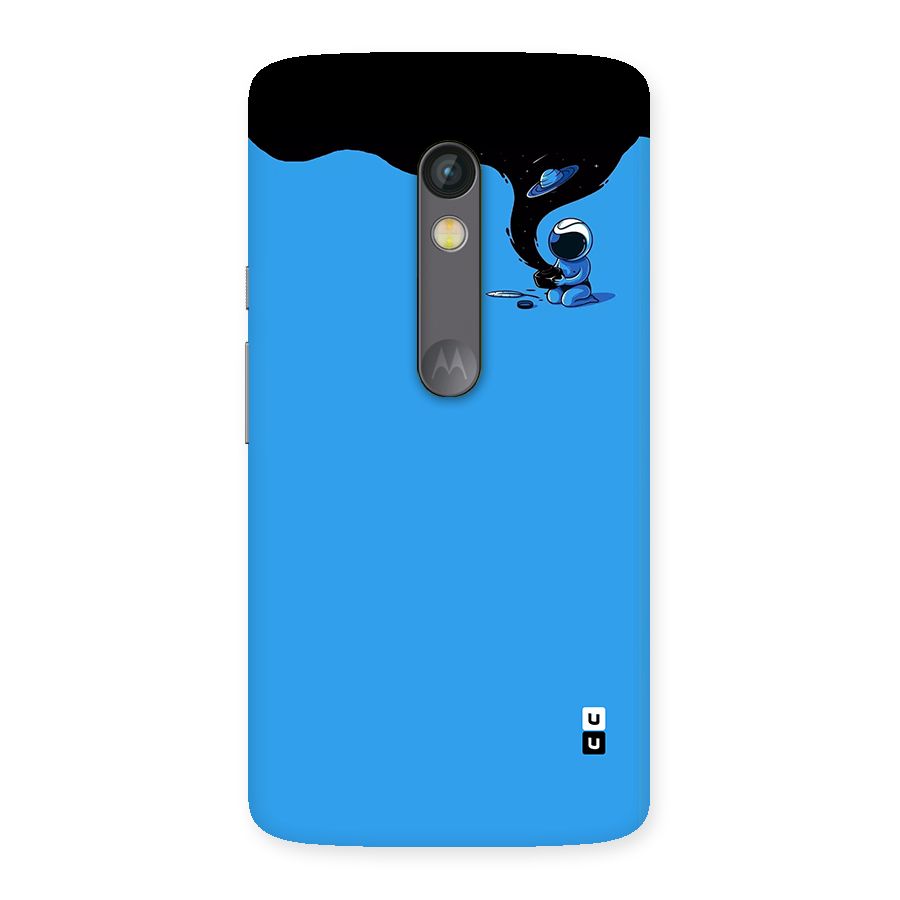 Astronaut Creativity Paint Sky Back Case for Moto X Play
