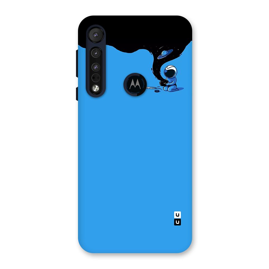 Astronaut Creativity Paint Sky Back Case for Motorola One Macro