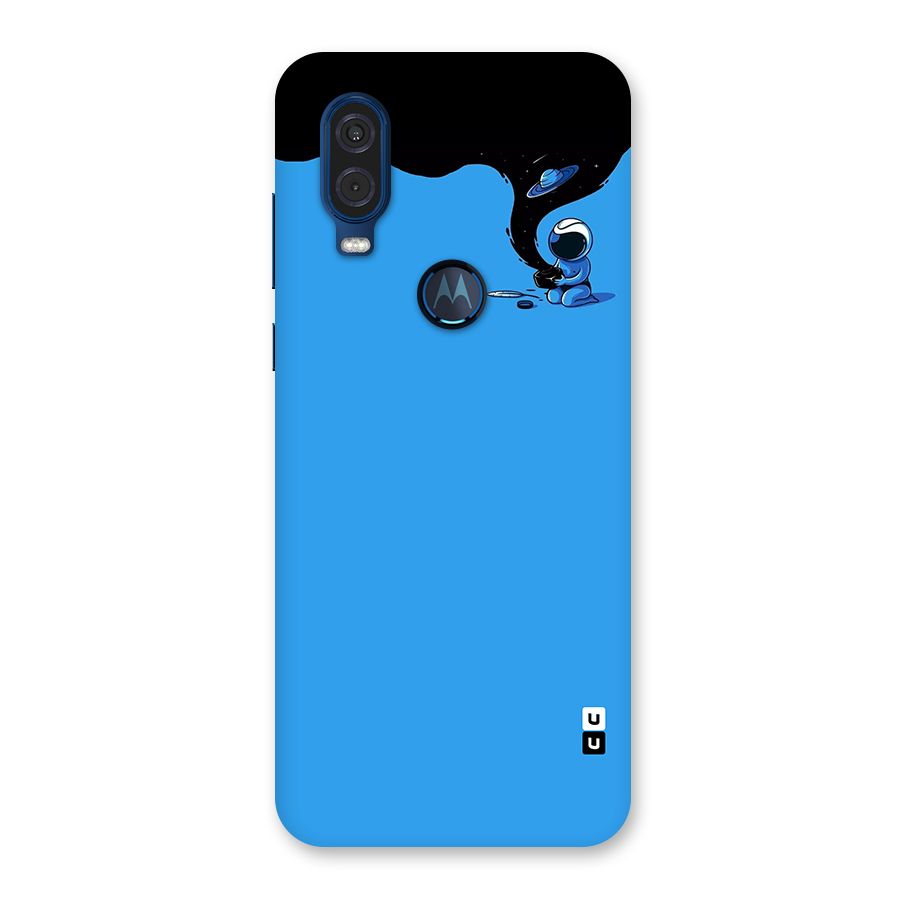 Astronaut Creativity Paint Sky Back Case for Motorola One Vision