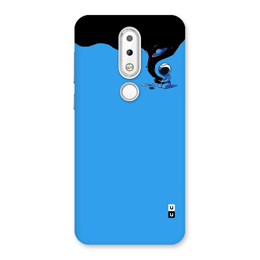 Astronaut Creativity Paint Sky Back Case for Nokia 6.1 Plus