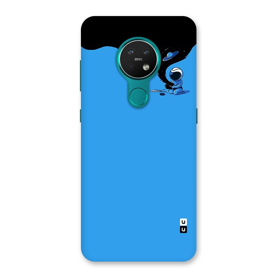 Astronaut Creativity Paint Sky Back Case for Nokia 7.2