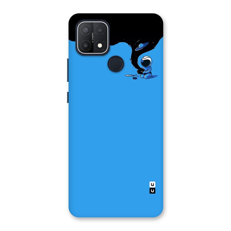 Astronaut Creativity Paint Sky Back Case for Oppo A15s