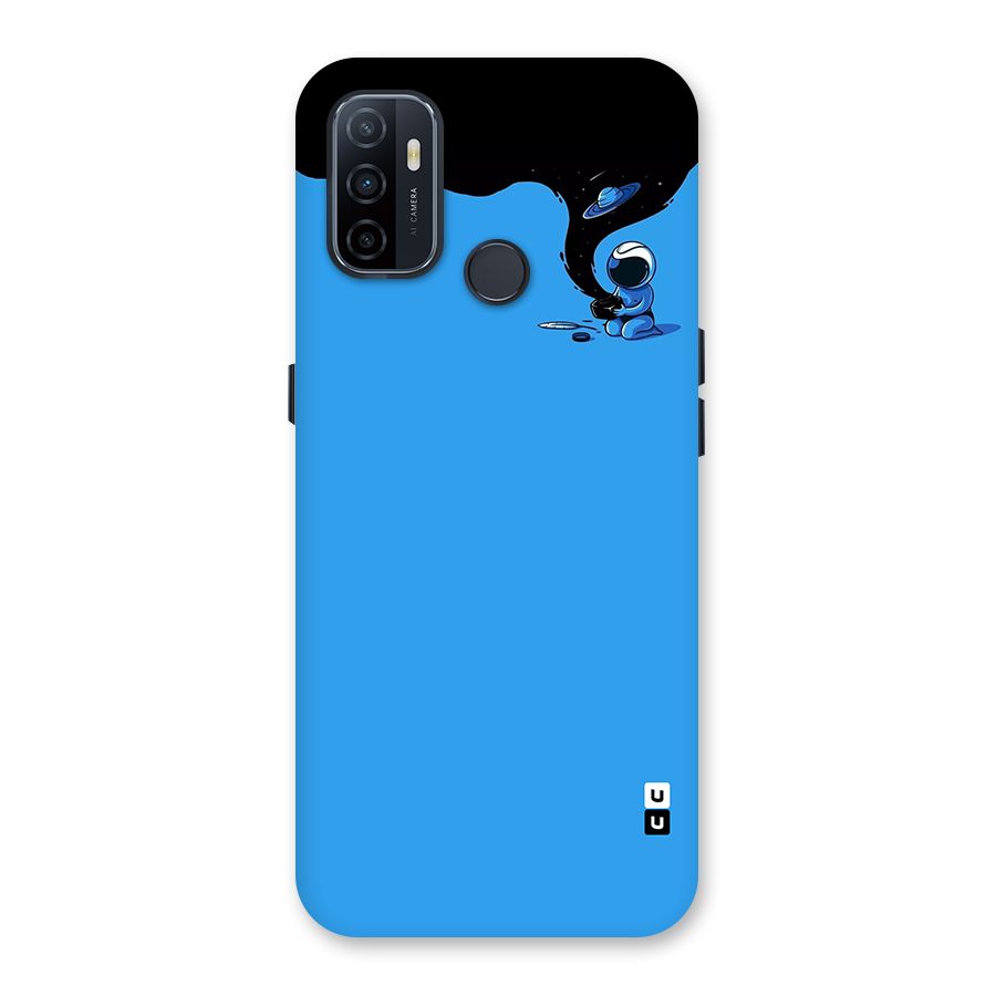 Astronaut Creativity Paint Sky Back Case for Oppo A32