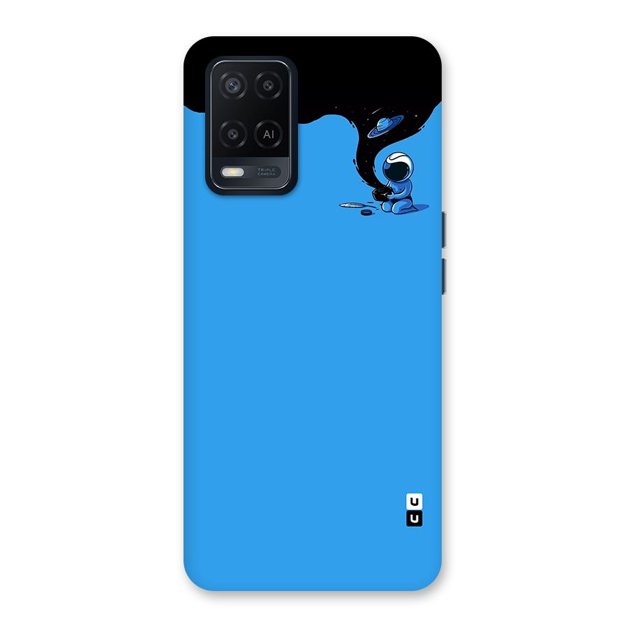 Astronaut Creativity Paint Sky Back Case for Oppo A54