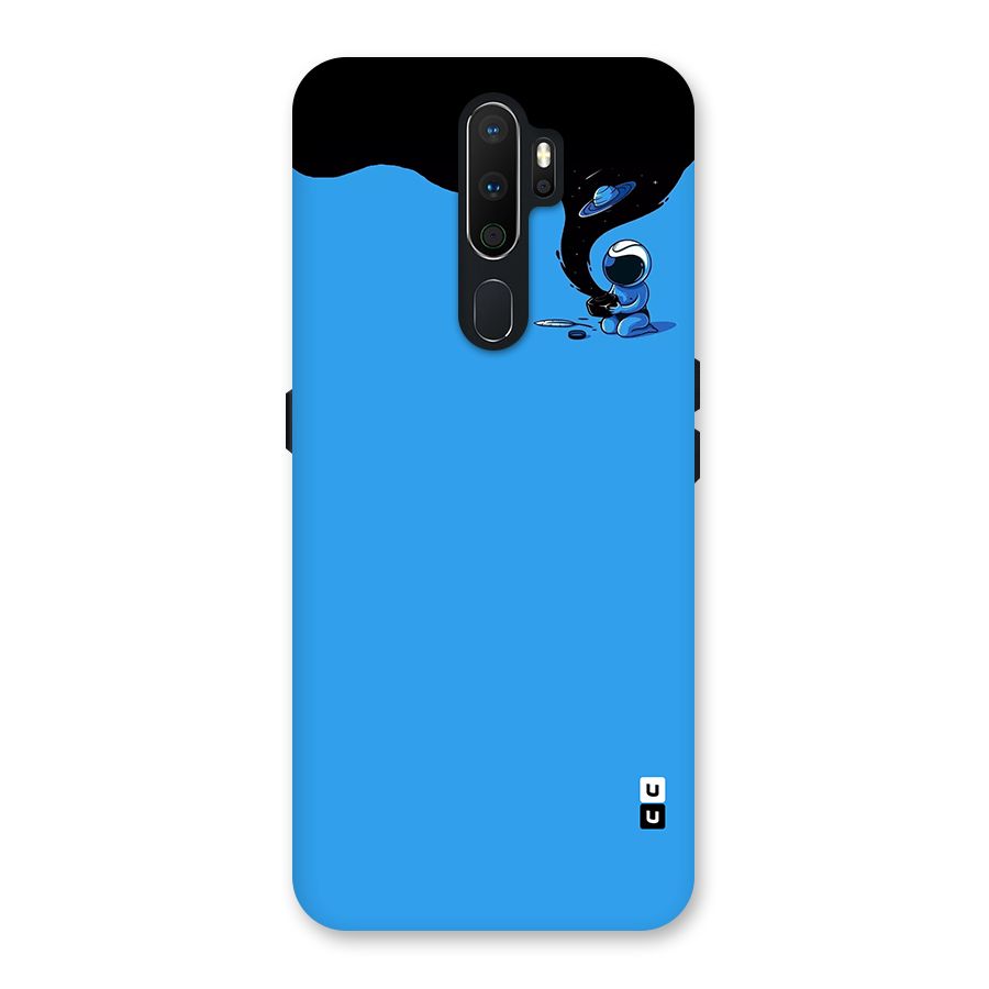 Astronaut Creativity Paint Sky Back Case for Oppo A5 (2020)