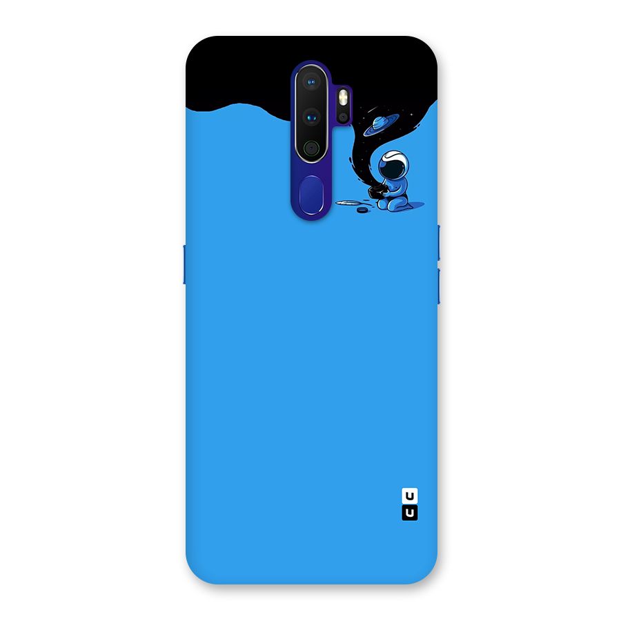 Astronaut Creativity Paint Sky Back Case for Oppo A9 (2020)