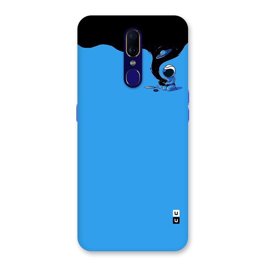 Astronaut Creativity Paint Sky Back Case for Oppo F11