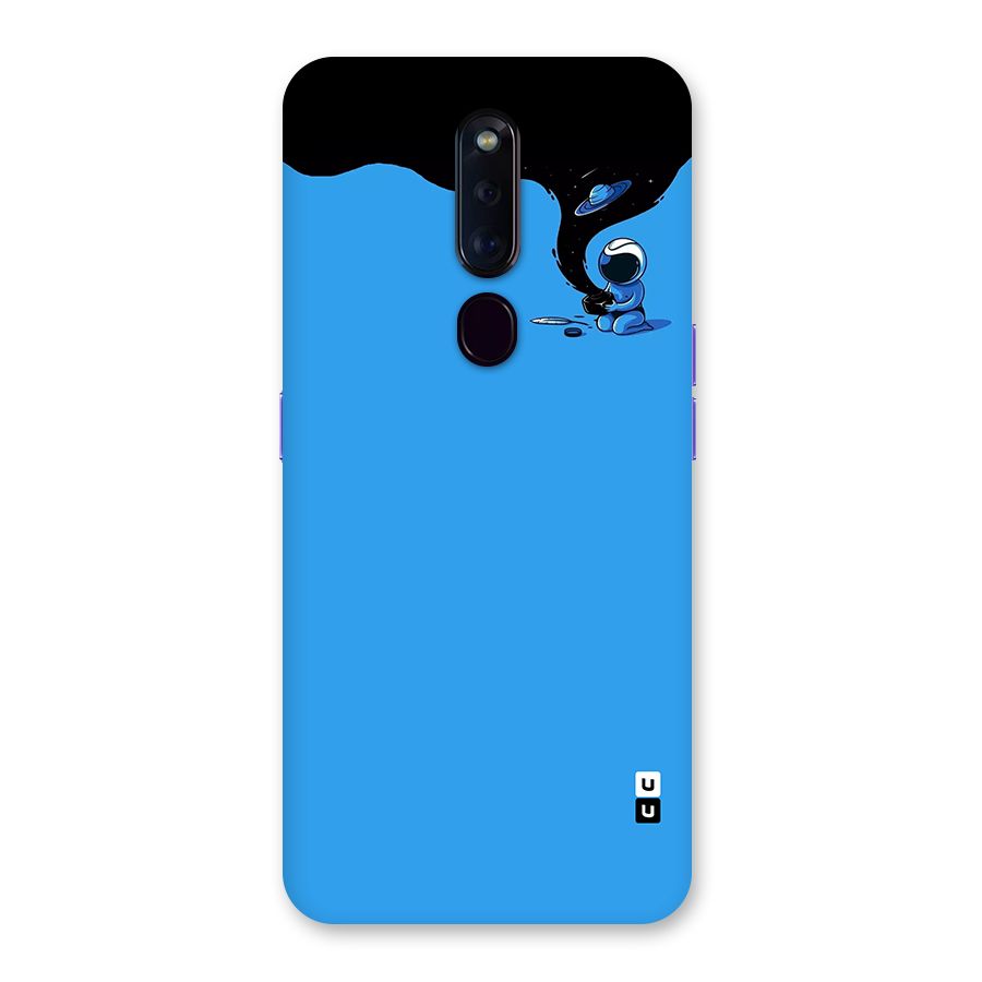 Astronaut Creativity Paint Sky Back Case for Oppo F11 Pro