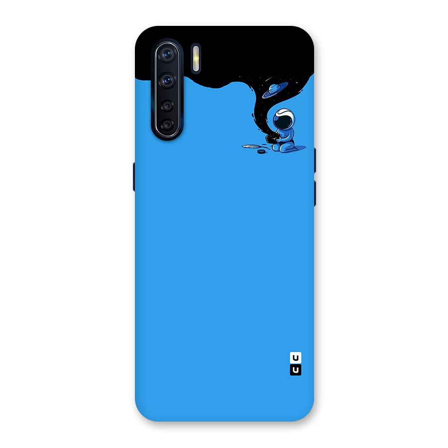 Astronaut Creativity Paint Sky Back Case for Oppo F15