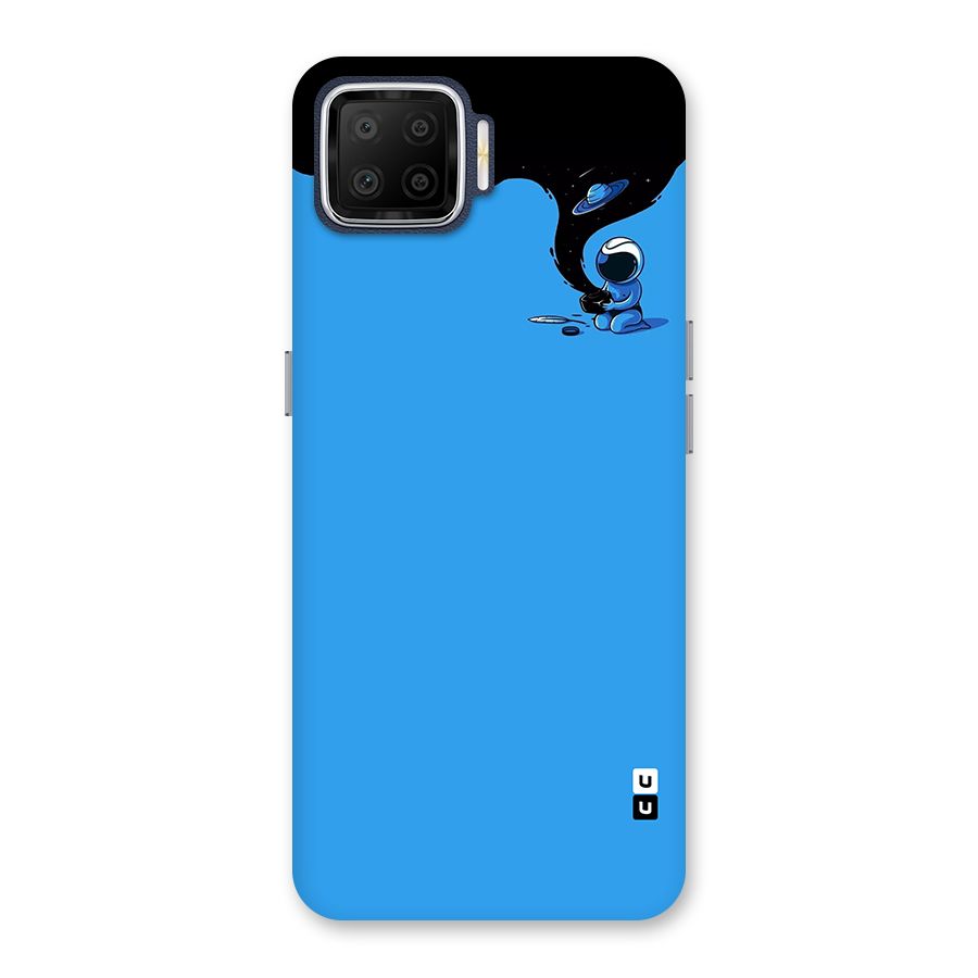 Astronaut Creativity Paint Sky Back Case for Oppo F17