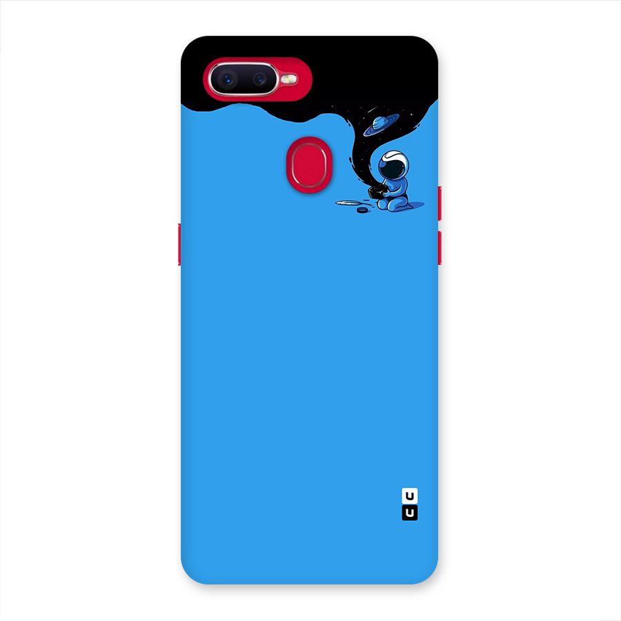 Astronaut Creativity Paint Sky Back Case for Oppo F9 Pro