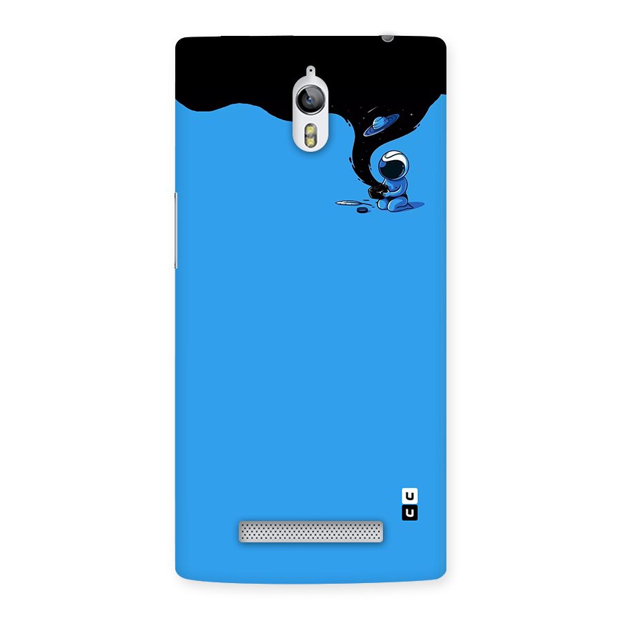 Astronaut Creativity Paint Sky Back Case for Oppo Find 7