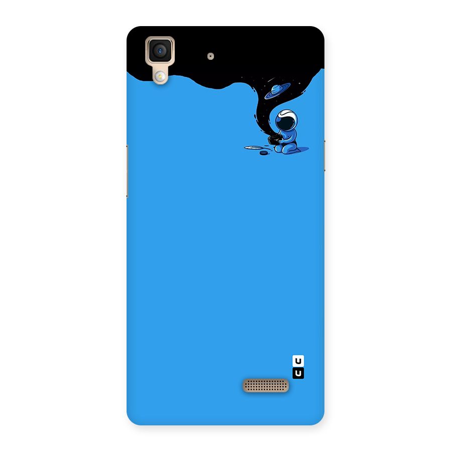 Astronaut Creativity Paint Sky Back Case for Oppo R7