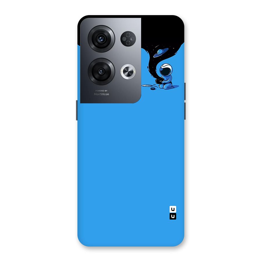 Astronaut Creativity Paint Sky Back Case for Oppo Reno8 Pro 5G