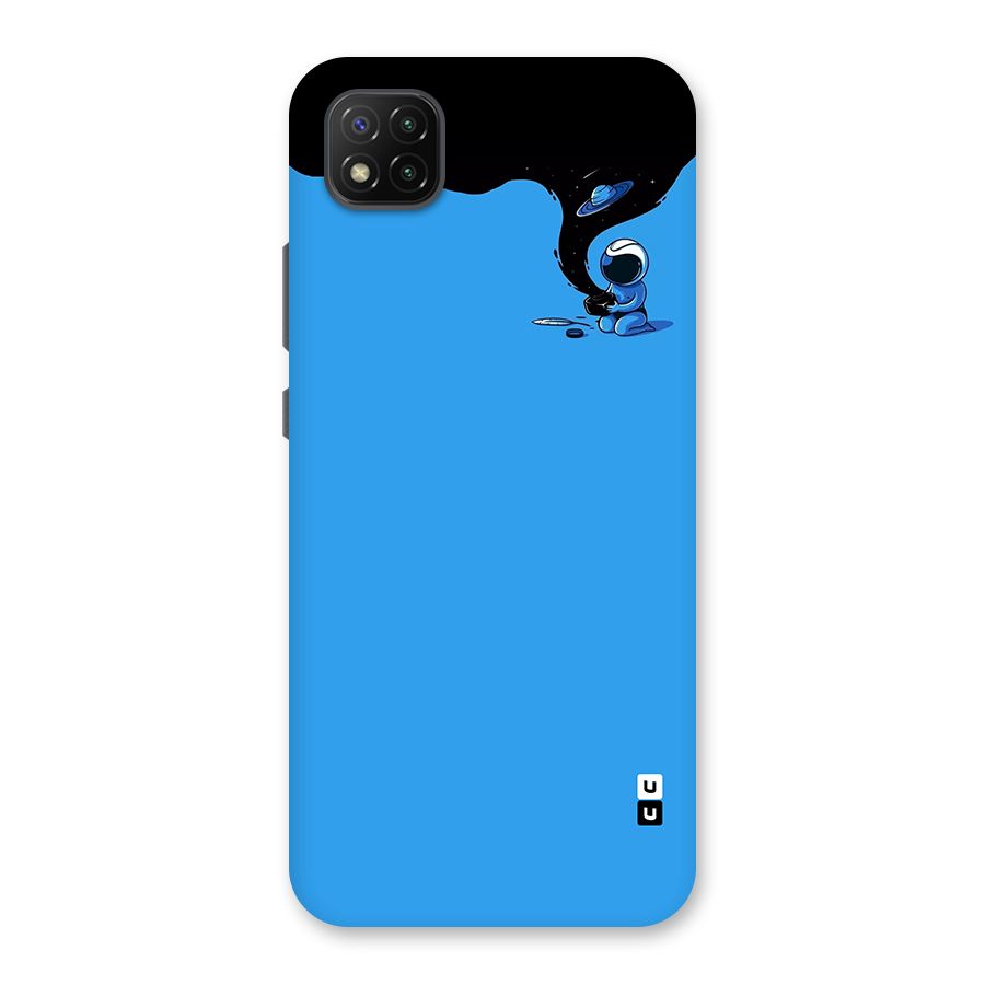 Astronaut Creativity Paint Sky Back Case for Poco C3