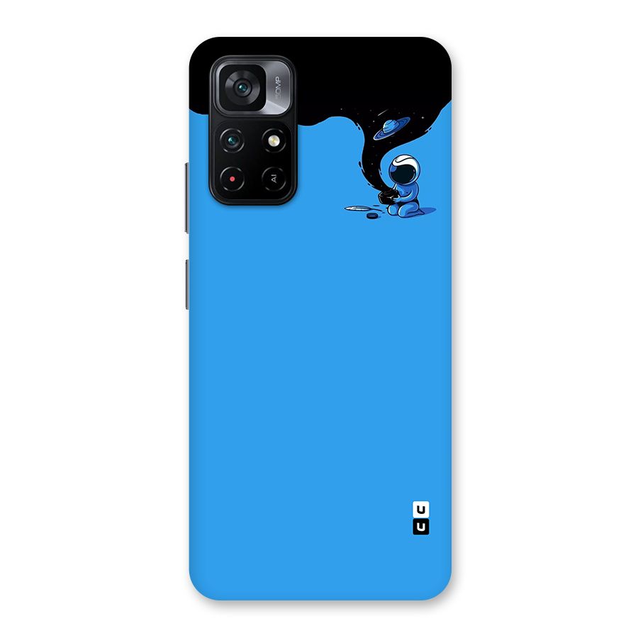 Astronaut Creativity Paint Sky Back Case for Poco M4 Pro 5G