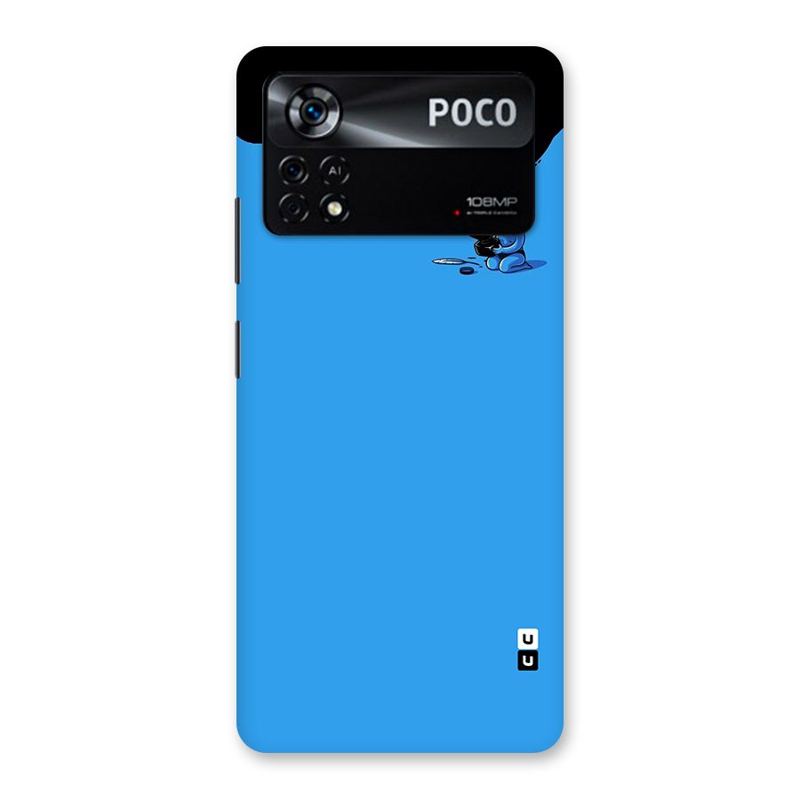Astronaut Creativity Paint Sky Back Case for Poco X4 Pro 5G