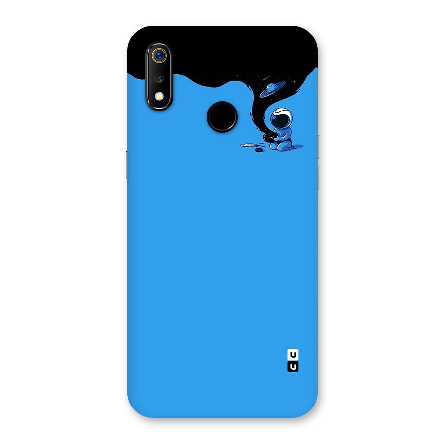 Astronaut Creativity Paint Sky Back Case for Realme 3