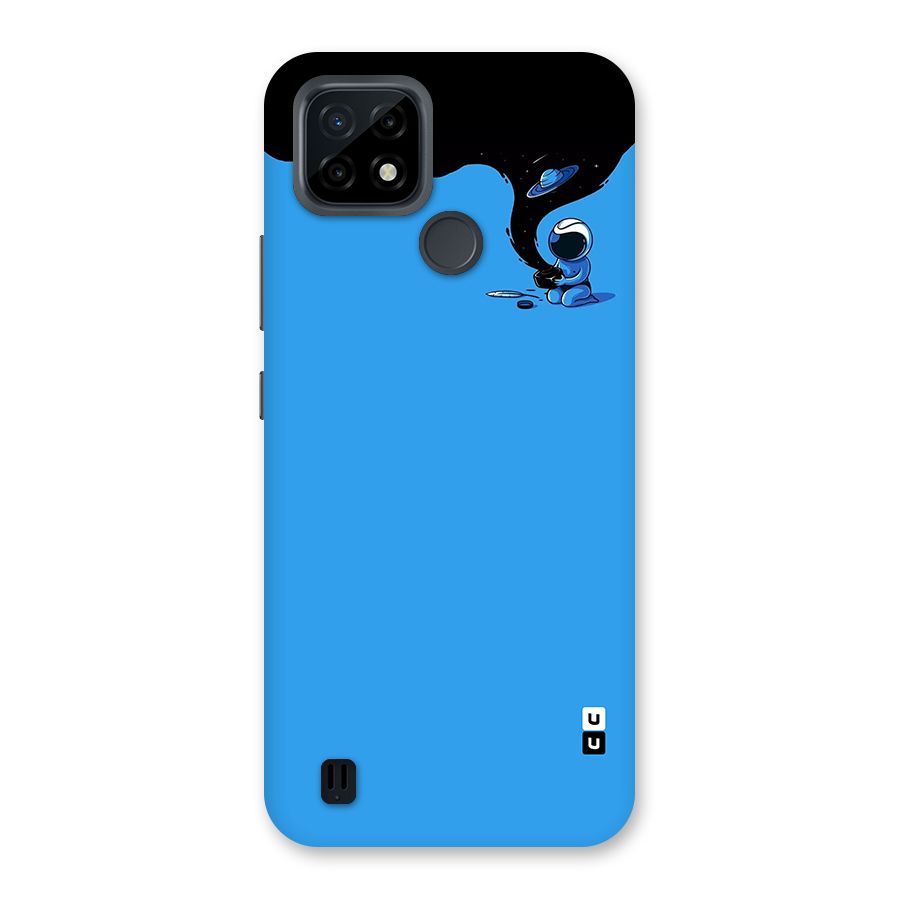 Astronaut Creativity Paint Sky Back Case for Realme C21