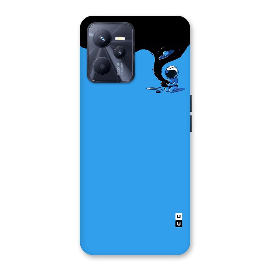 Astronaut Creativity Paint Sky Back Case for Realme C35