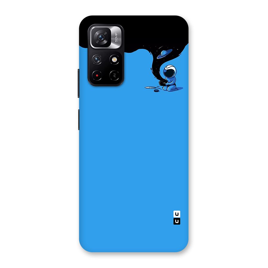 Astronaut Creativity Paint Sky Back Case for Redmi Note 11T 5G