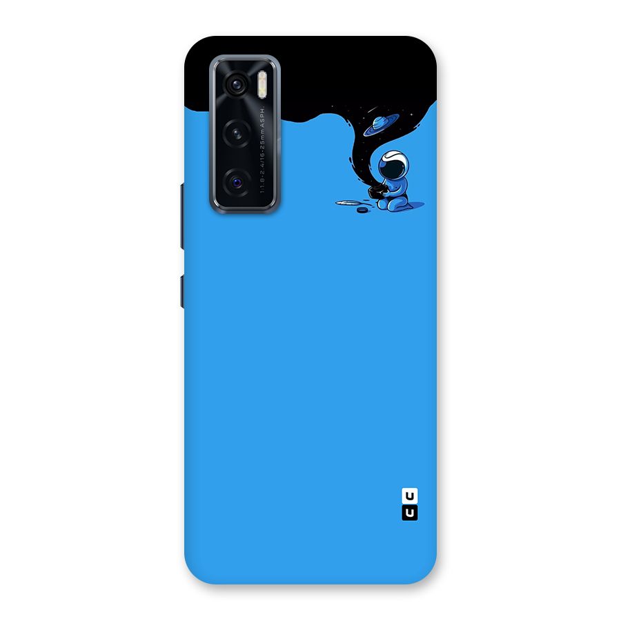 Astronaut Creativity Paint Sky Back Case for Vivo V20 SE