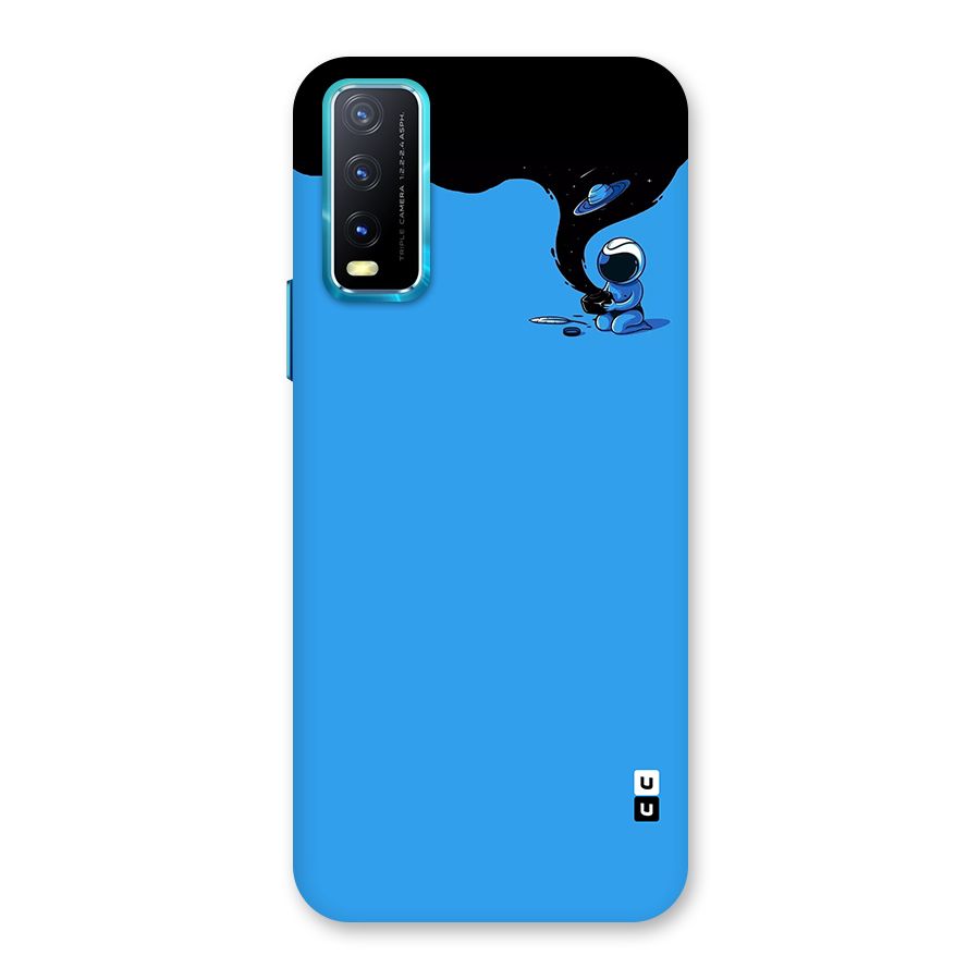 Astronaut Creativity Paint Sky Back Case for Vivo Y20A