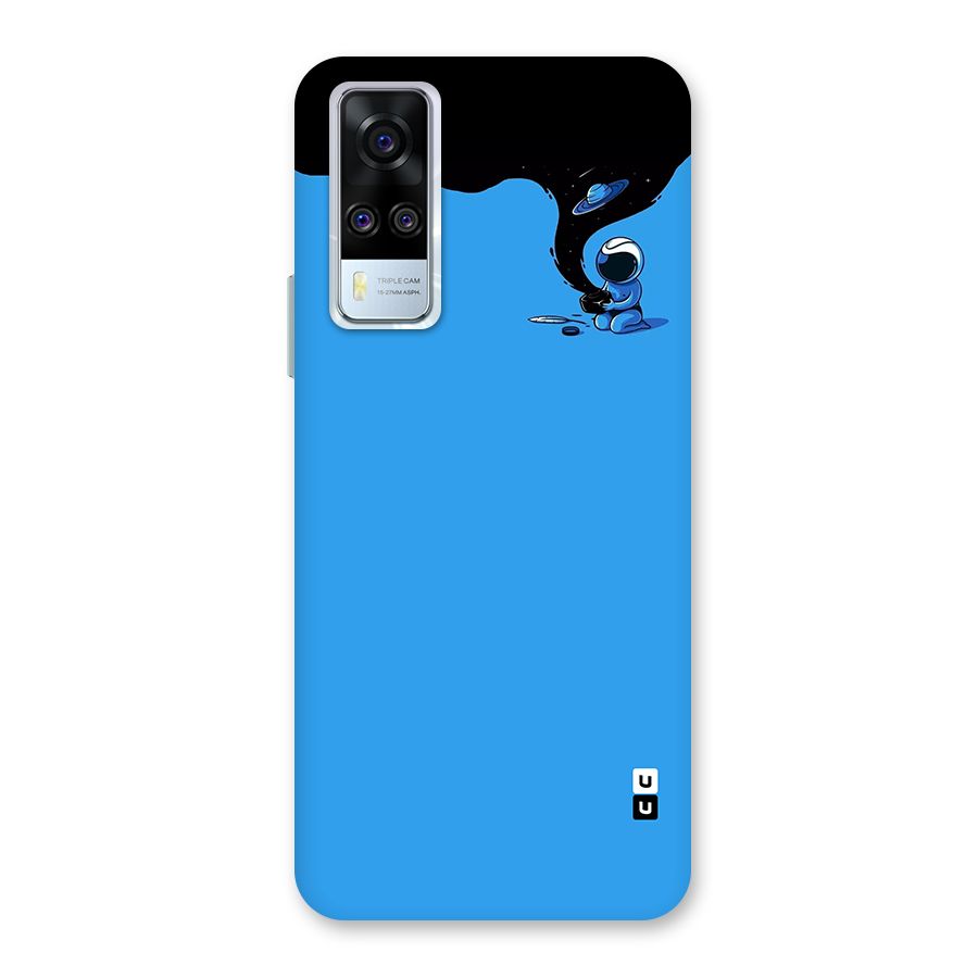 Astronaut Creativity Paint Sky Back Case for Vivo Y31