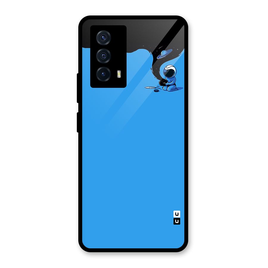 Astronaut Creativity Paint Sky Back Case for Vivo iQOO Z5