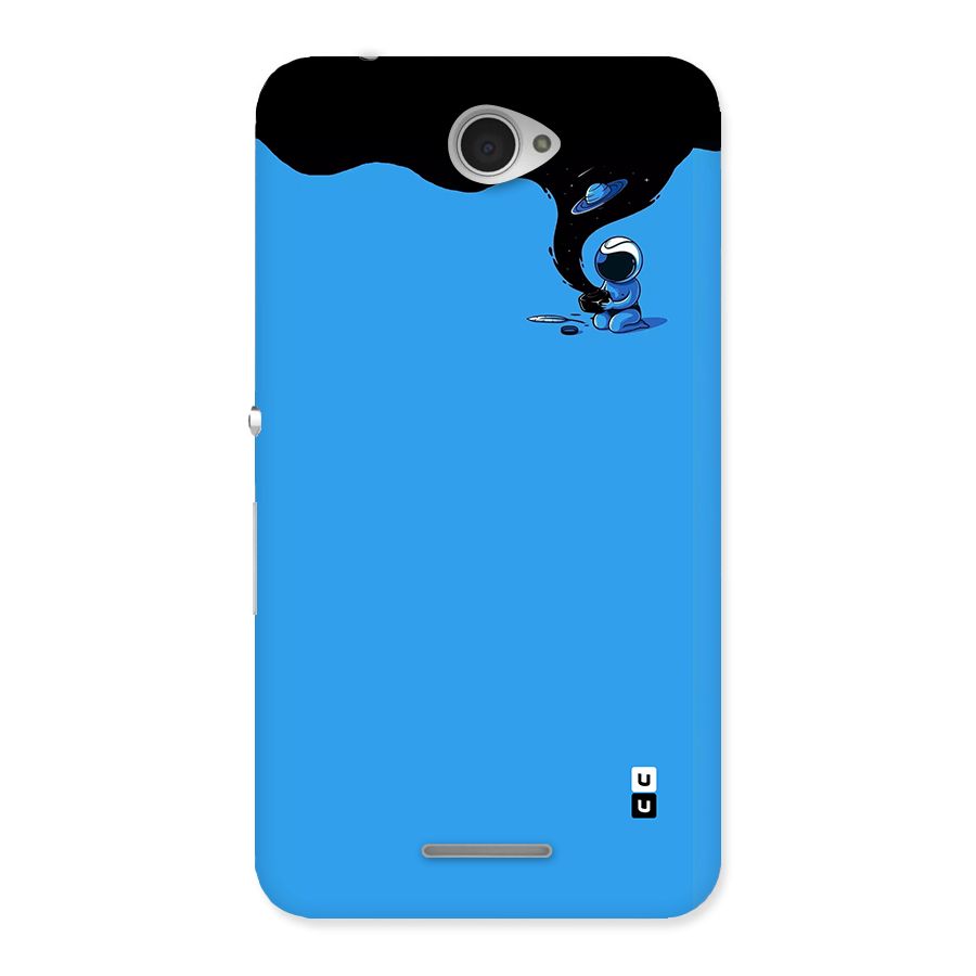 Astronaut Creativity Paint Sky Back Case for Xperia E4