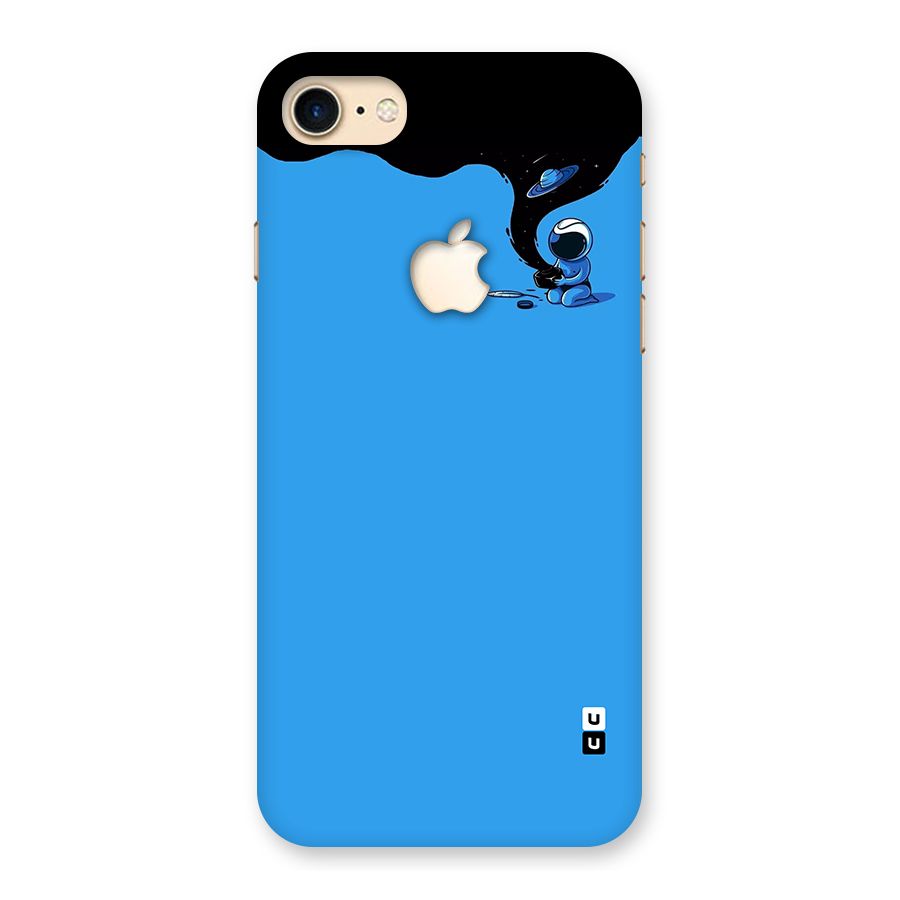 Astronaut Creativity Paint Sky Back Case for iPhone 7 Apple Cut
