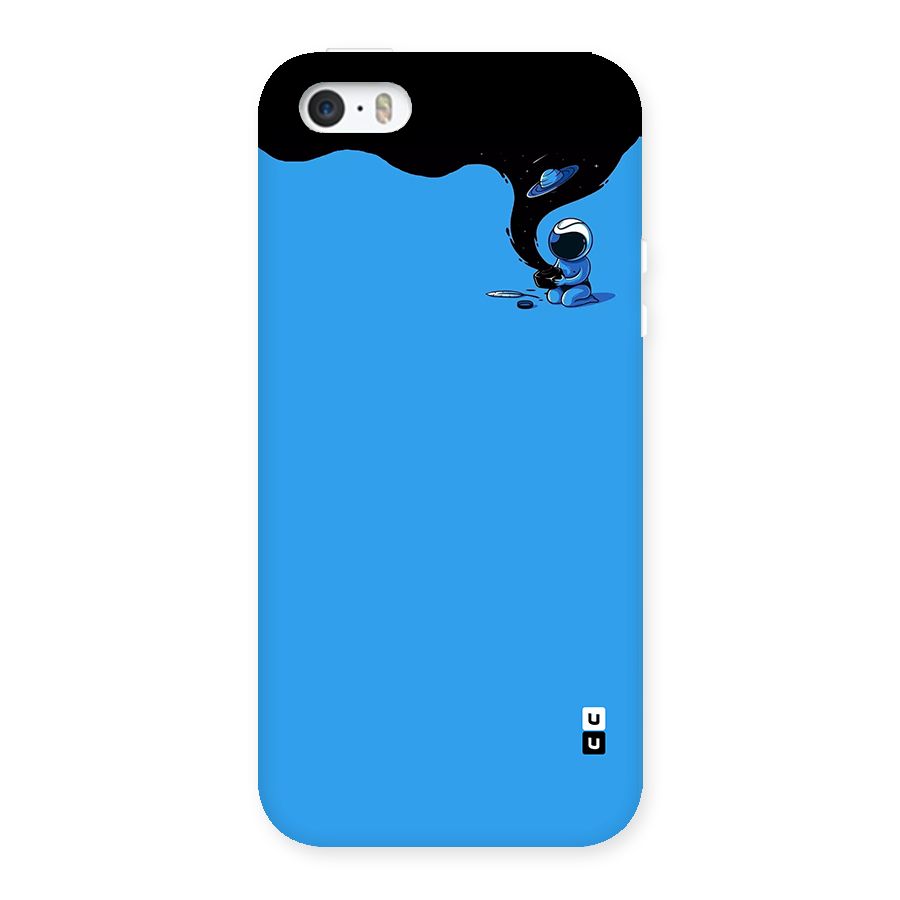 Astronaut Creativity Paint Sky Back Case for iPhone SE 2016