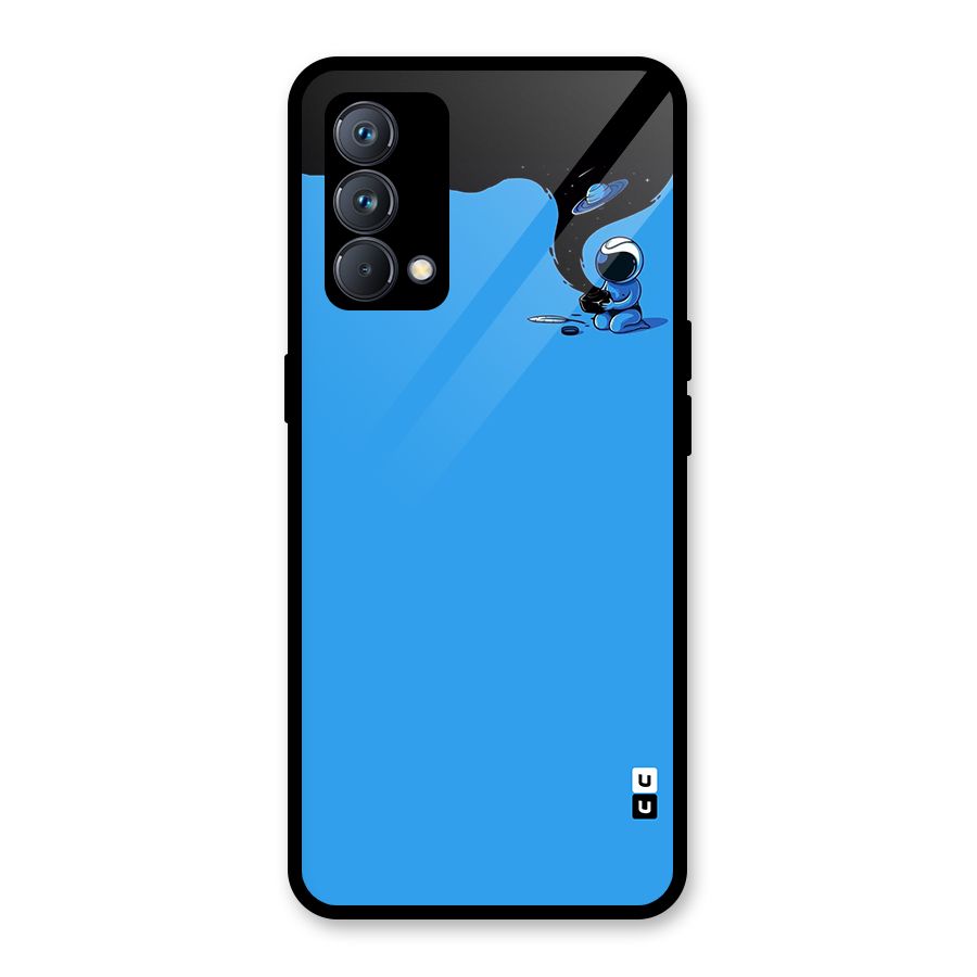 Astronaut Creativity Paint Sky Glass Back Case for Realme GT Master Edition