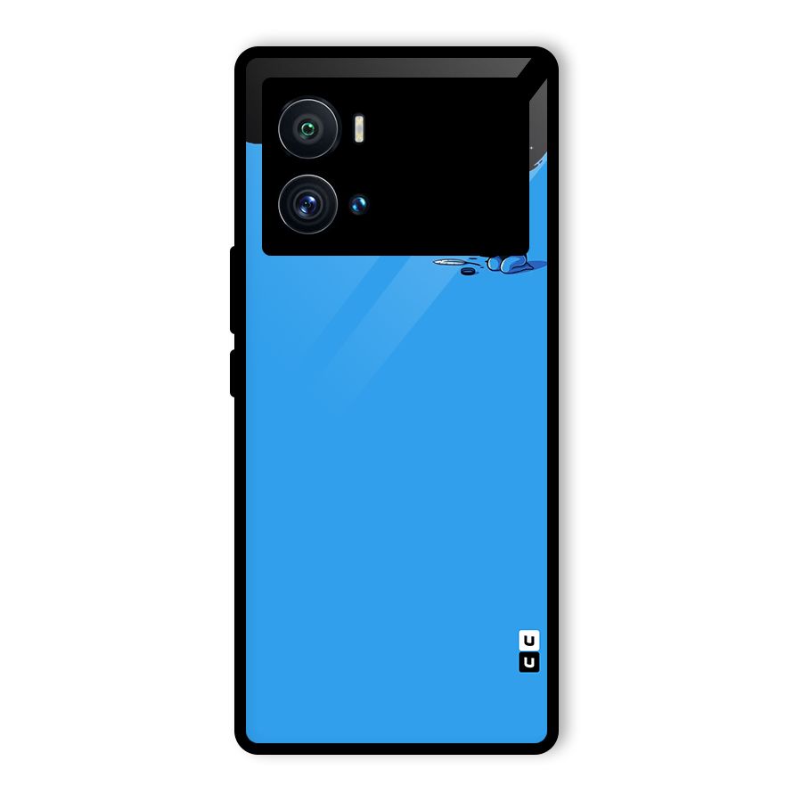 Astronaut Creativity Paint Sky Glass Back Case for Vivo iQOO 9 Pro