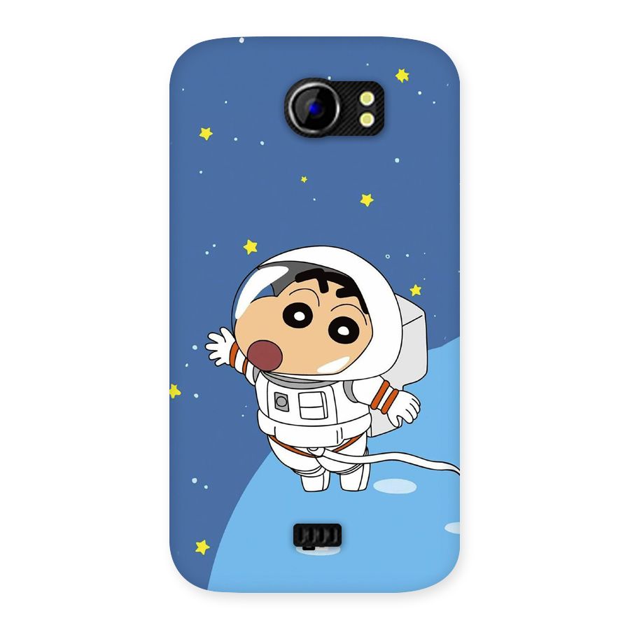 Astronaut Shinchan Back Case for Canvas 2 A110