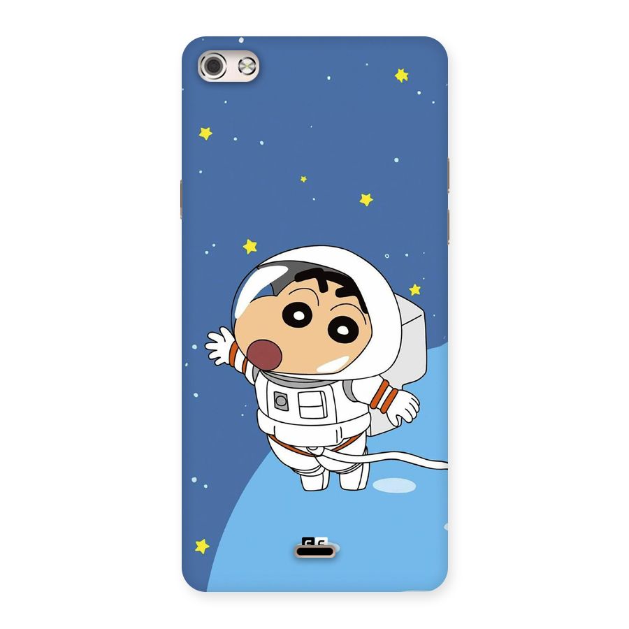 Astronaut Shinchan Back Case for Canvas Silver 5