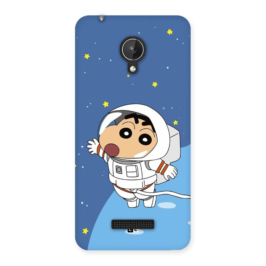 Astronaut Shinchan Back Case for Canvas Spark Q380