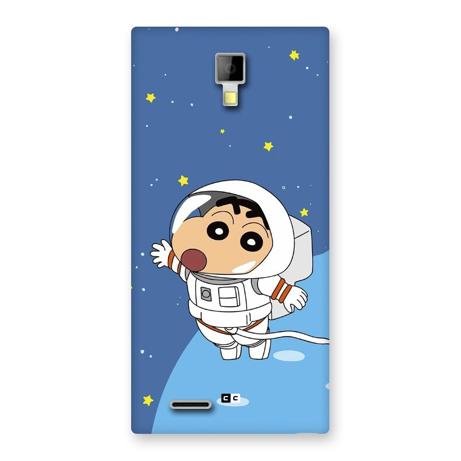 Astronaut Shinchan Back Case for Canvas Xpress A99
