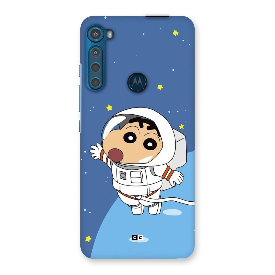 Astronaut Shinchan Back Case for Motorola One Fusion Plus