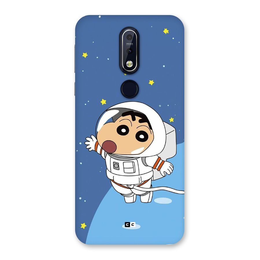 Astronaut Shinchan Back Case for Nokia 7.1