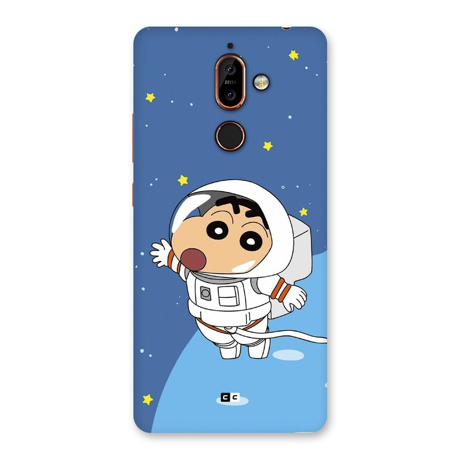 Astronaut Shinchan Back Case for Nokia 7 Plus