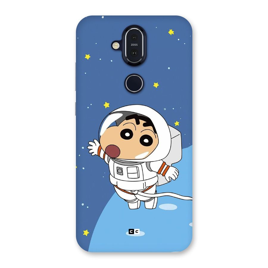 Astronaut Shinchan Back Case for Nokia 8.1