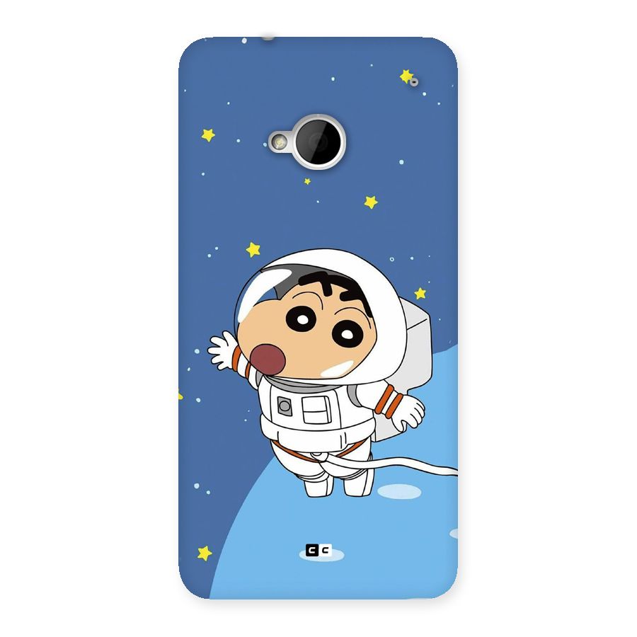 Astronaut Shinchan Back Case for One M7 (Single Sim)