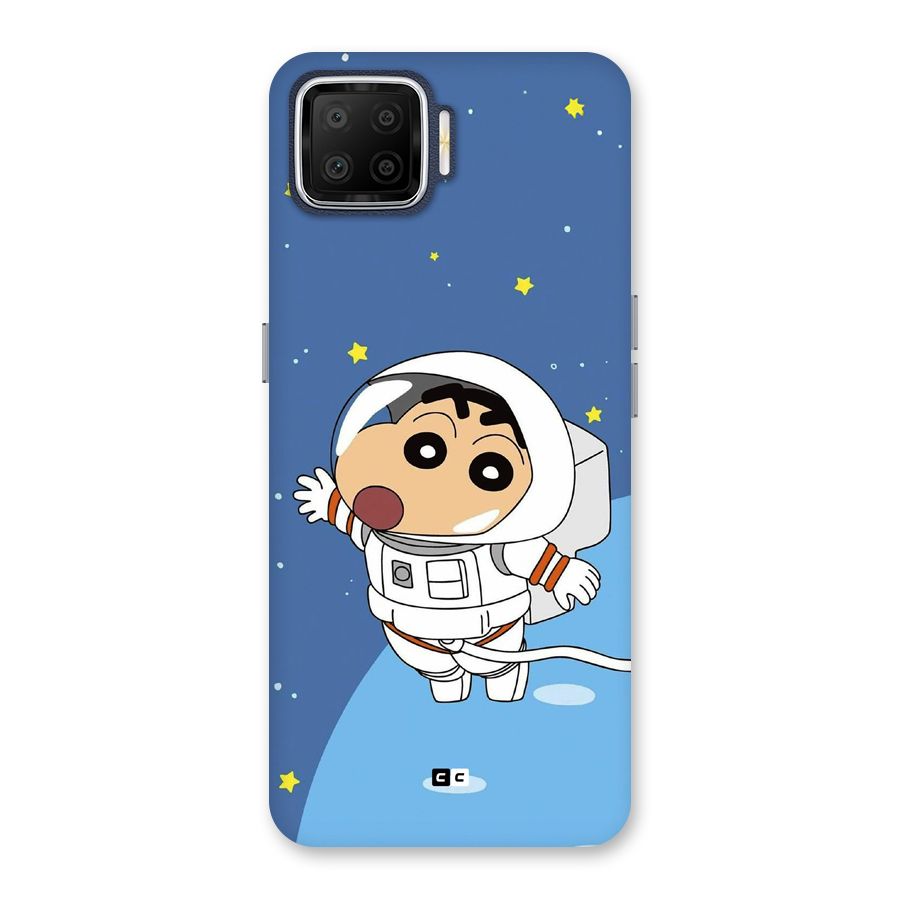 Astronaut Shinchan Back Case for Oppo F17