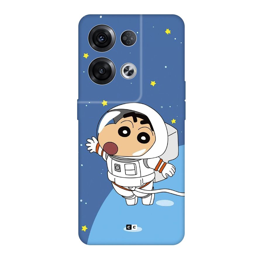 Astronaut Shinchan Back Case for Oppo Reno8 Pro 5G