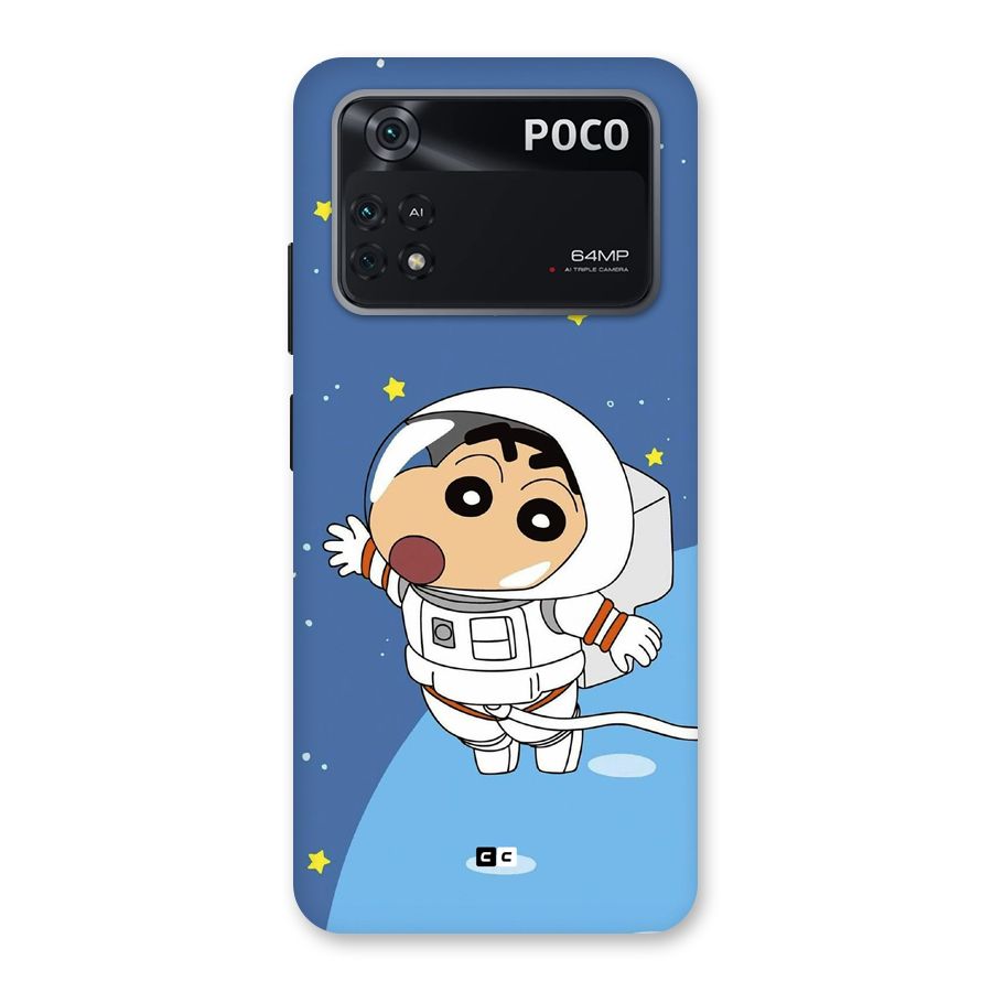 Astronaut Shinchan Back Case for Poco M4 Pro 4G