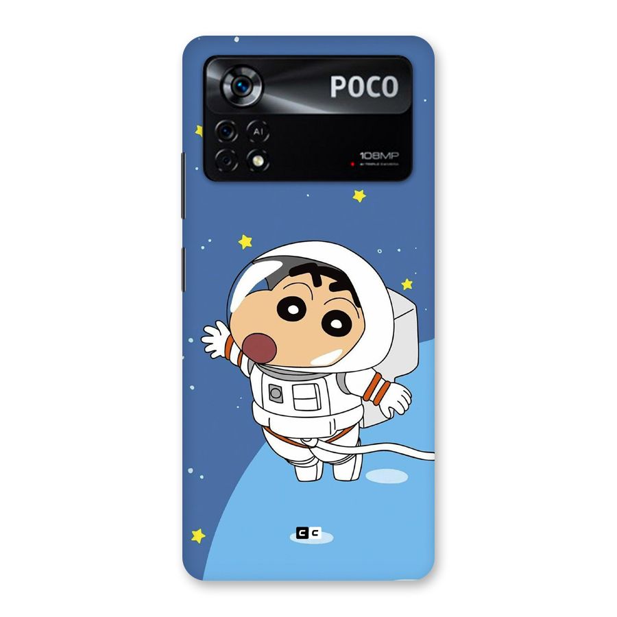 Astronaut Shinchan Back Case for Poco X4 Pro 5G